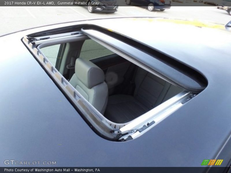 Gunmetal Metallic / Gray 2017 Honda CR-V EX-L AWD