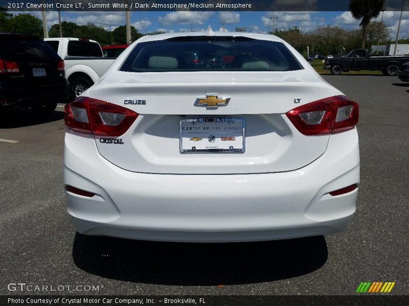Summit White / Dark Atmosphere/Medium Atmosphere 2017 Chevrolet Cruze LT