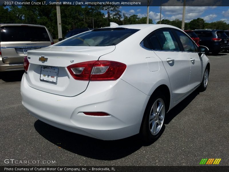 Summit White / Dark Atmosphere/Medium Atmosphere 2017 Chevrolet Cruze LT