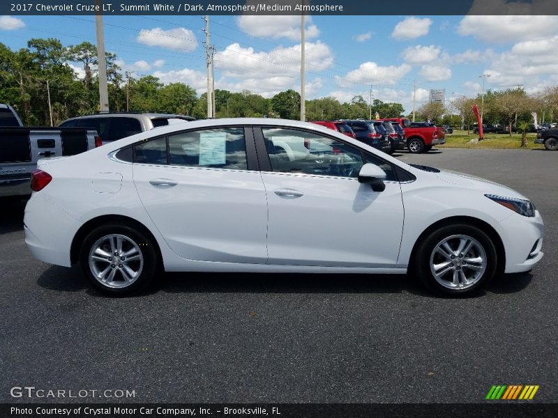 Summit White / Dark Atmosphere/Medium Atmosphere 2017 Chevrolet Cruze LT