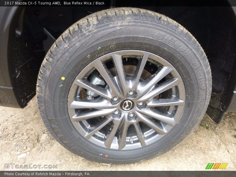 Blue Reflex Mica / Black 2017 Mazda CX-5 Touring AWD