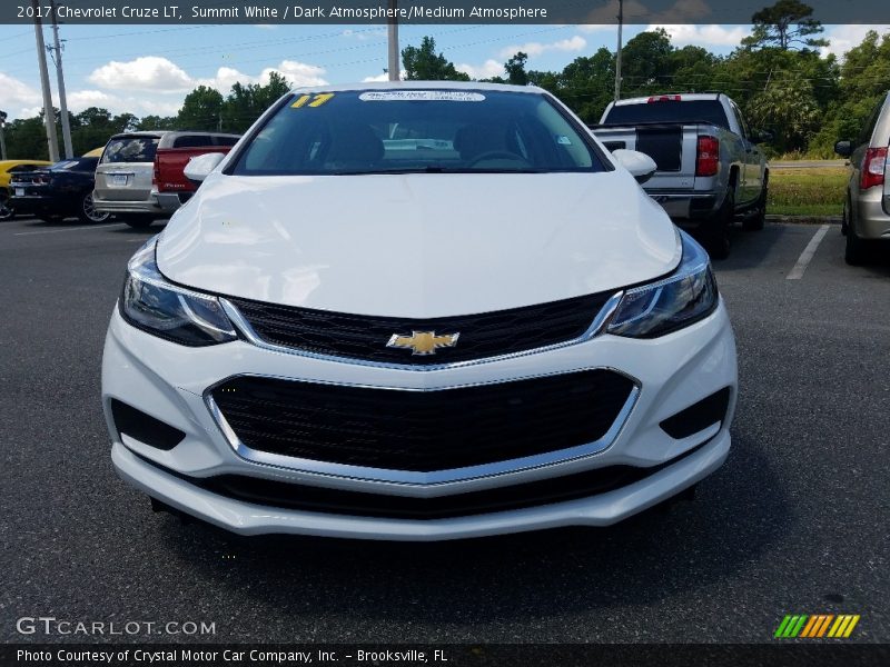 Summit White / Dark Atmosphere/Medium Atmosphere 2017 Chevrolet Cruze LT