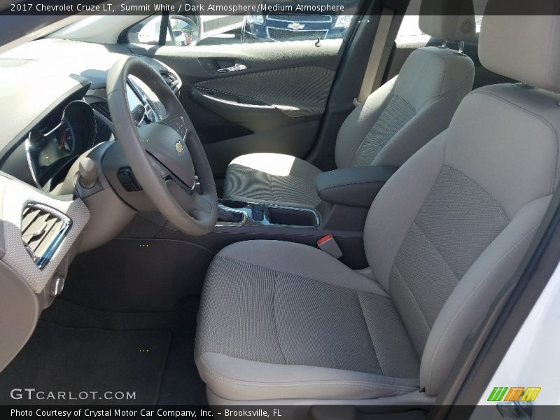 Summit White / Dark Atmosphere/Medium Atmosphere 2017 Chevrolet Cruze LT