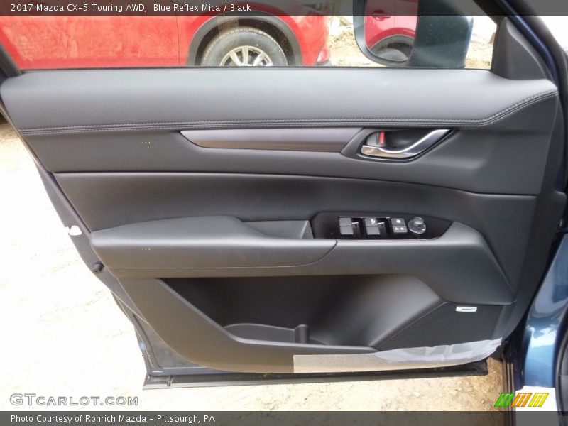 Blue Reflex Mica / Black 2017 Mazda CX-5 Touring AWD