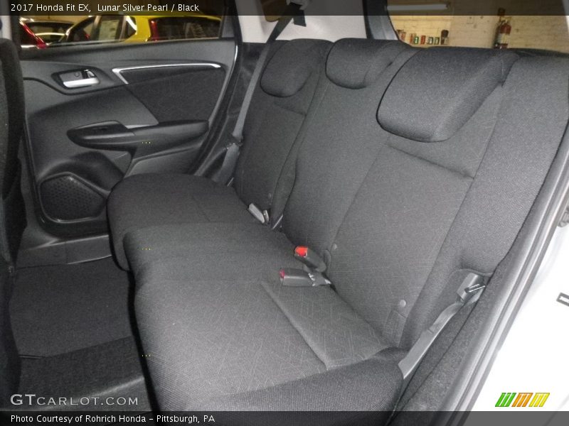 Lunar Silver Pearl / Black 2017 Honda Fit EX