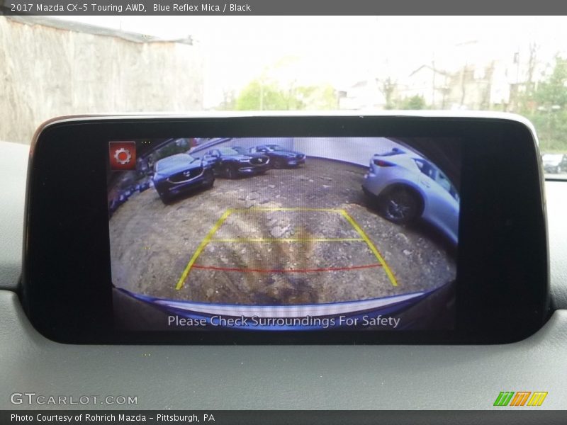 Blue Reflex Mica / Black 2017 Mazda CX-5 Touring AWD