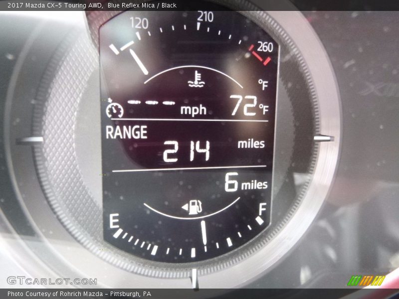 Blue Reflex Mica / Black 2017 Mazda CX-5 Touring AWD