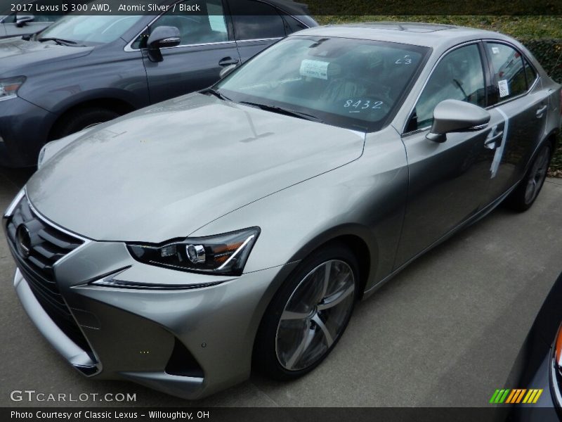 Atomic Silver / Black 2017 Lexus IS 300 AWD