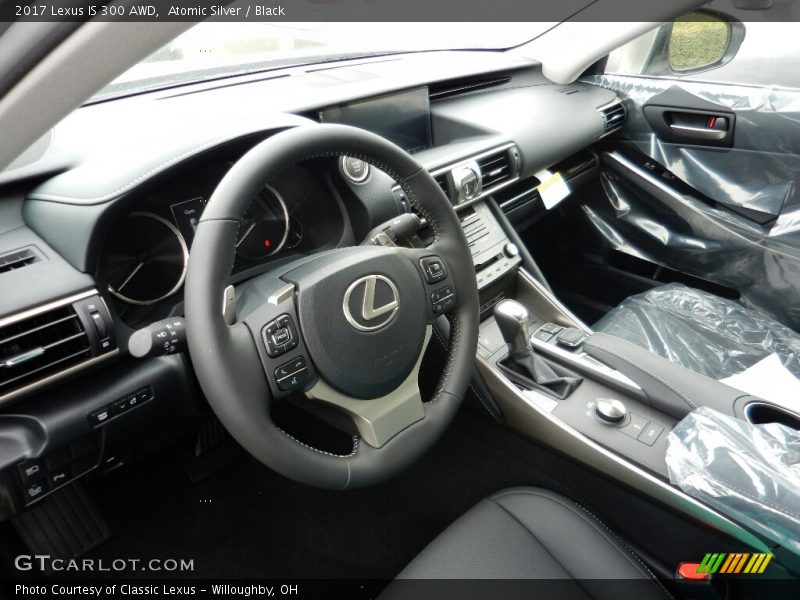 Atomic Silver / Black 2017 Lexus IS 300 AWD
