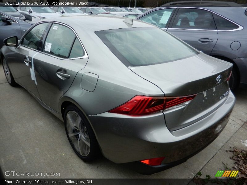 Atomic Silver / Black 2017 Lexus IS 300 AWD