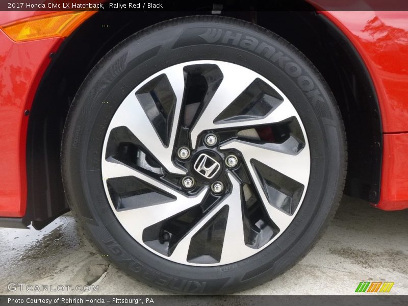 Rallye Red / Black 2017 Honda Civic LX Hatchback