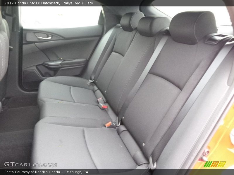 Rallye Red / Black 2017 Honda Civic LX Hatchback