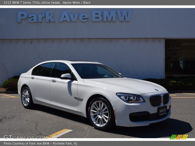 Alpine White / Black 2015 BMW 7 Series 750Li xDrive Sedan