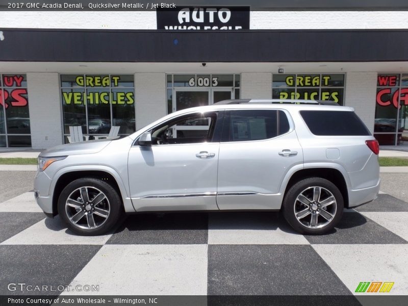 Quicksilver Metallic / Jet Black 2017 GMC Acadia Denali