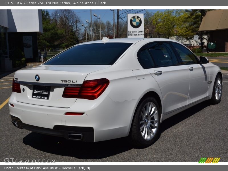 Alpine White / Black 2015 BMW 7 Series 750Li xDrive Sedan