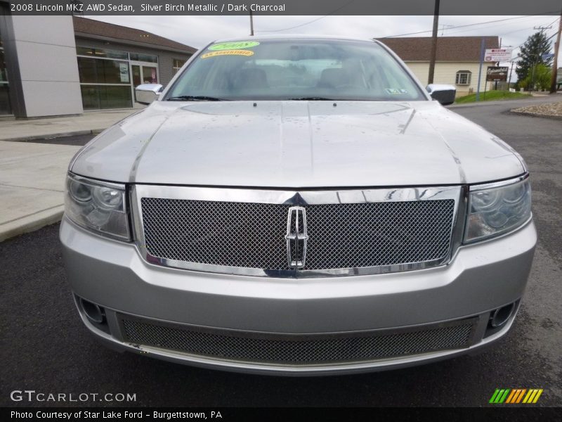 Silver Birch Metallic / Dark Charcoal 2008 Lincoln MKZ AWD Sedan