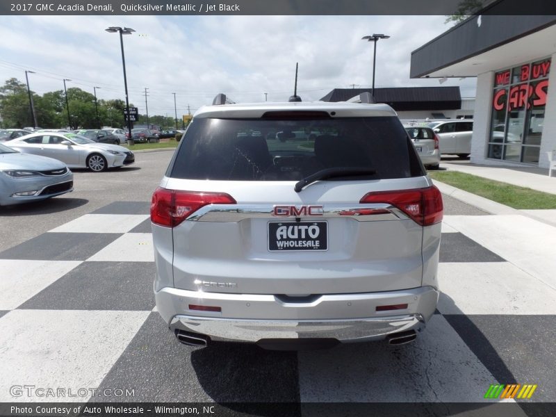 Quicksilver Metallic / Jet Black 2017 GMC Acadia Denali