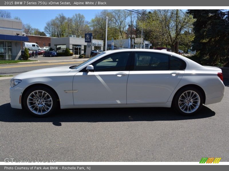 Alpine White / Black 2015 BMW 7 Series 750Li xDrive Sedan