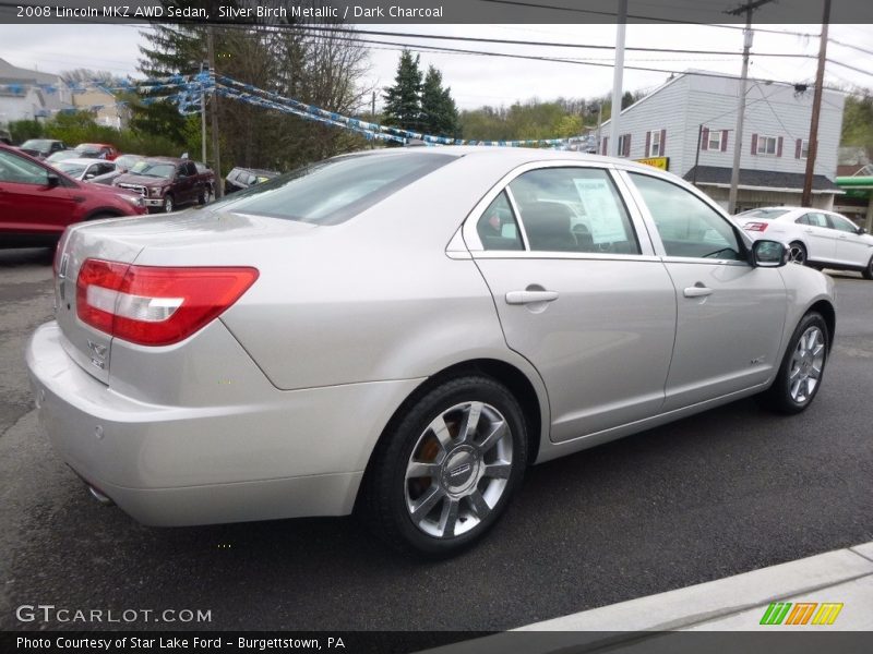 Silver Birch Metallic / Dark Charcoal 2008 Lincoln MKZ AWD Sedan
