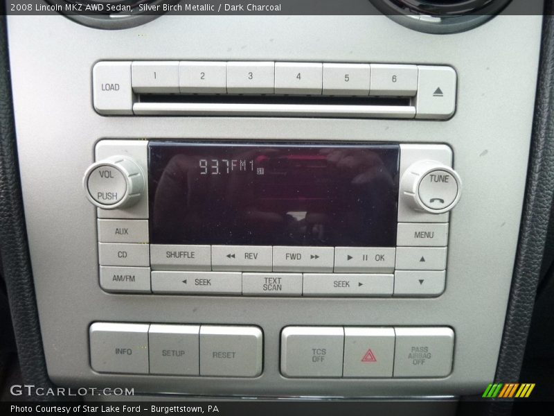Silver Birch Metallic / Dark Charcoal 2008 Lincoln MKZ AWD Sedan