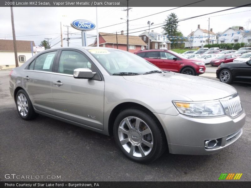Vapor Silver Metallic / Dark Charcoal 2008 Lincoln MKZ Sedan
