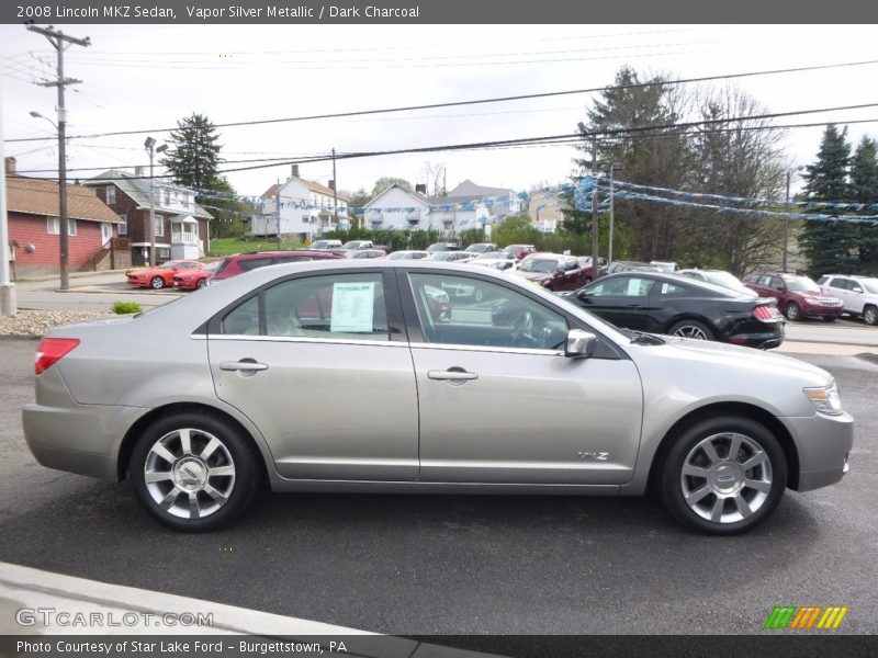 Vapor Silver Metallic / Dark Charcoal 2008 Lincoln MKZ Sedan