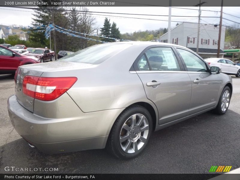 Vapor Silver Metallic / Dark Charcoal 2008 Lincoln MKZ Sedan
