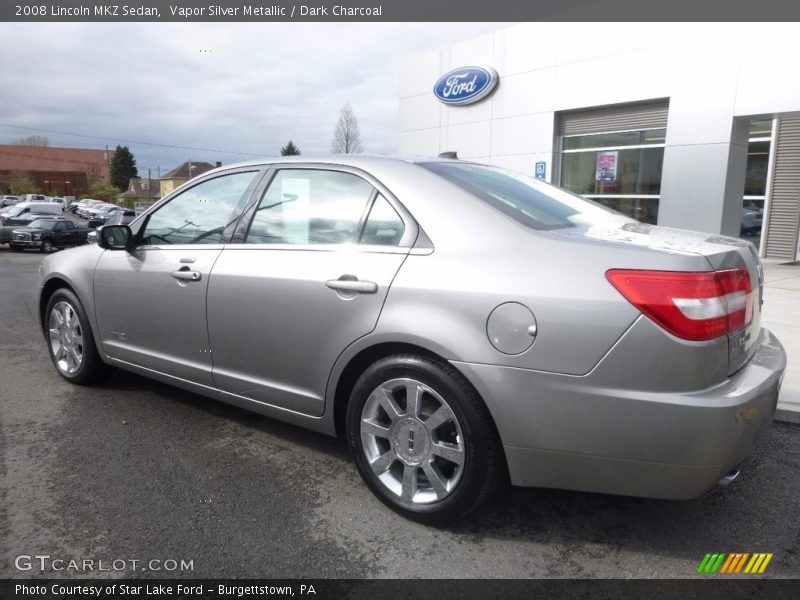 Vapor Silver Metallic / Dark Charcoal 2008 Lincoln MKZ Sedan