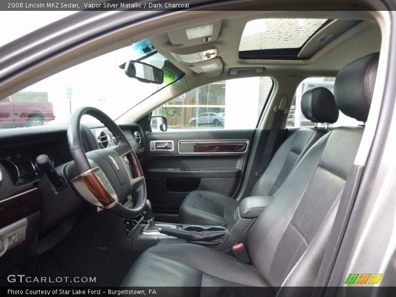 Vapor Silver Metallic / Dark Charcoal 2008 Lincoln MKZ Sedan