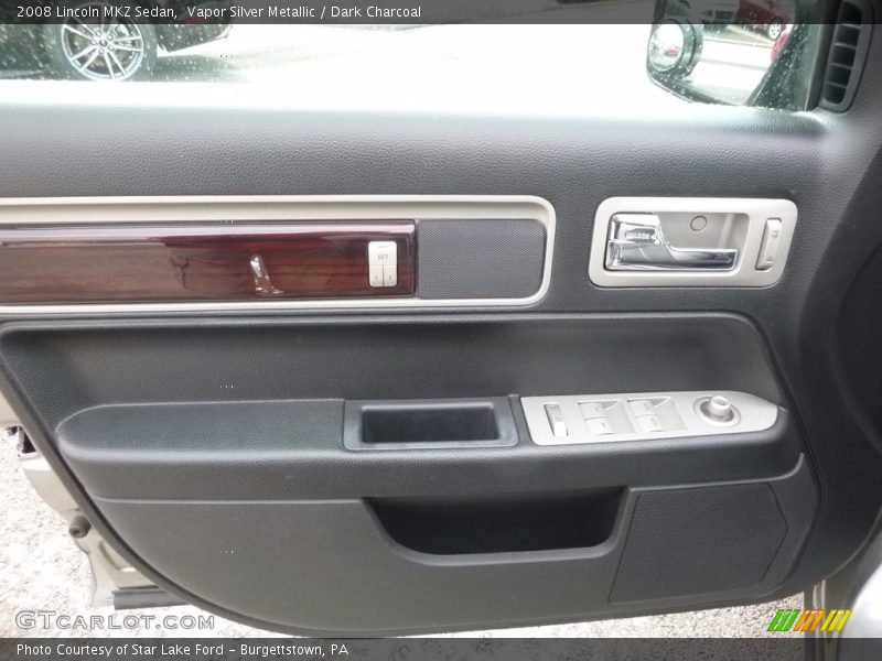 Vapor Silver Metallic / Dark Charcoal 2008 Lincoln MKZ Sedan