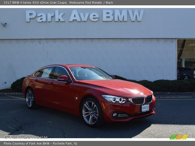 Melbourne Red Metallic / Black 2017 BMW 4 Series 430i xDrive Gran Coupe
