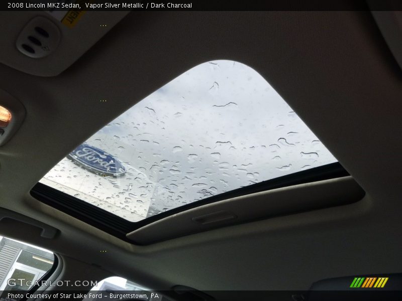 Vapor Silver Metallic / Dark Charcoal 2008 Lincoln MKZ Sedan