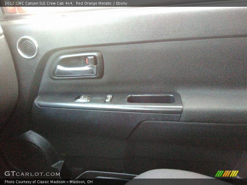 Red Orange Metallic / Ebony 2012 GMC Canyon SLE Crew Cab 4x4