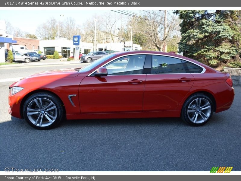 Melbourne Red Metallic / Black 2017 BMW 4 Series 430i xDrive Gran Coupe