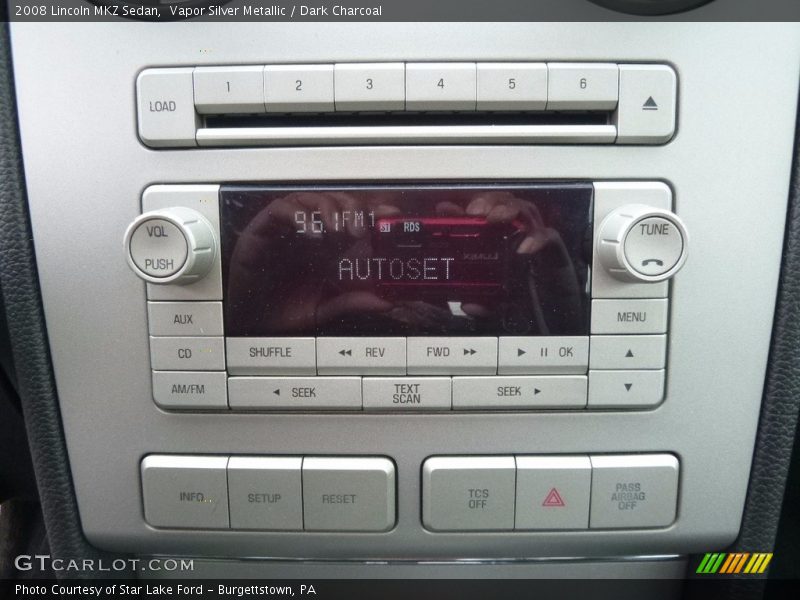 Vapor Silver Metallic / Dark Charcoal 2008 Lincoln MKZ Sedan