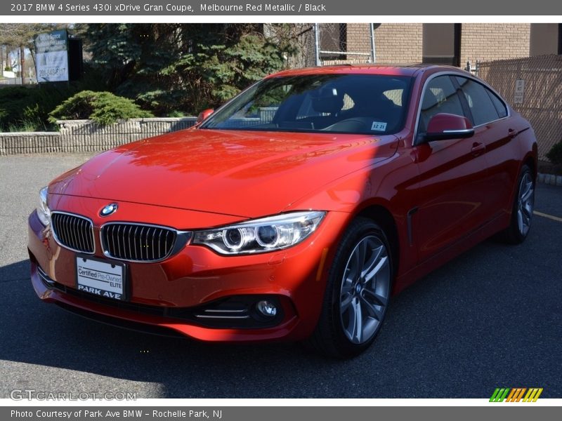 Melbourne Red Metallic / Black 2017 BMW 4 Series 430i xDrive Gran Coupe