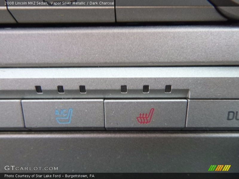 Vapor Silver Metallic / Dark Charcoal 2008 Lincoln MKZ Sedan