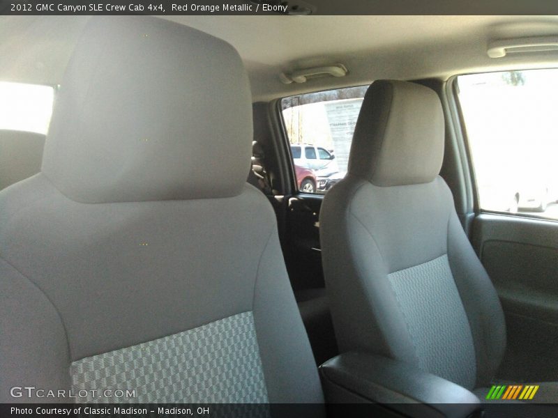 Red Orange Metallic / Ebony 2012 GMC Canyon SLE Crew Cab 4x4
