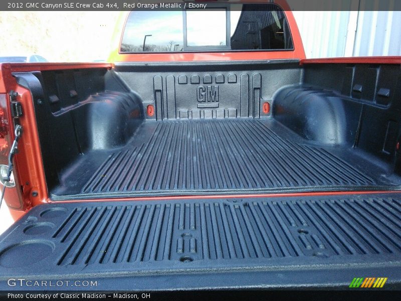 Red Orange Metallic / Ebony 2012 GMC Canyon SLE Crew Cab 4x4