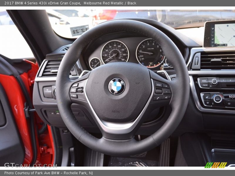 Melbourne Red Metallic / Black 2017 BMW 4 Series 430i xDrive Gran Coupe