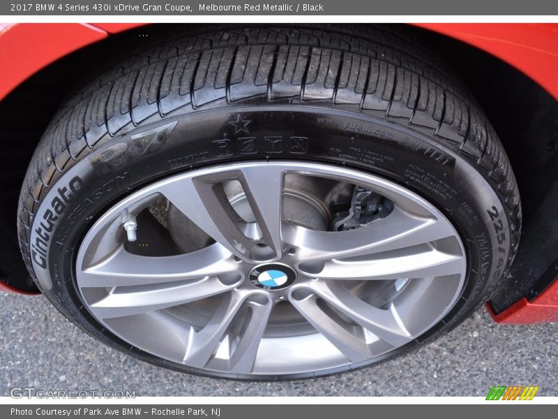 Melbourne Red Metallic / Black 2017 BMW 4 Series 430i xDrive Gran Coupe