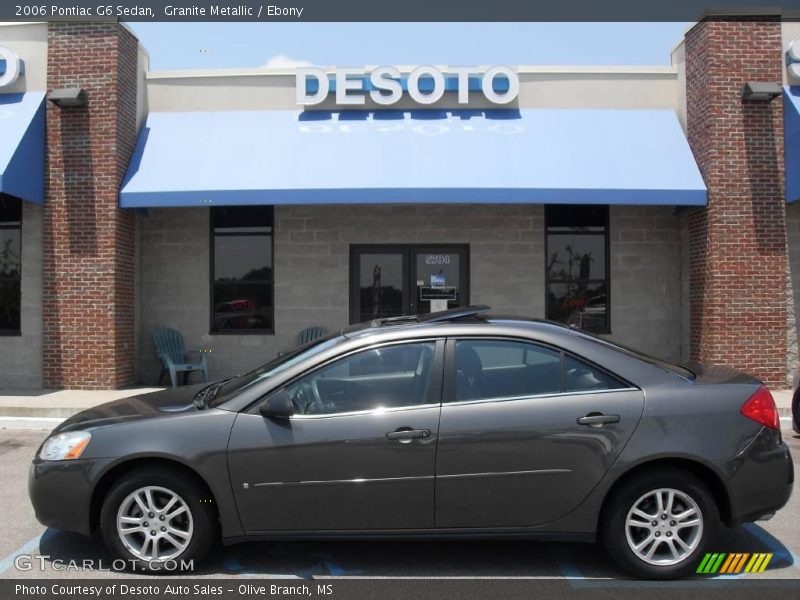 Granite Metallic / Ebony 2006 Pontiac G6 Sedan