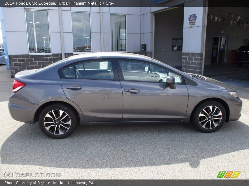 Urban Titanium Metallic / Gray 2014 Honda Civic EX Sedan
