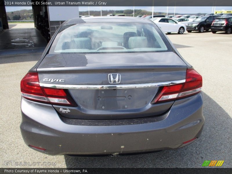 Urban Titanium Metallic / Gray 2014 Honda Civic EX Sedan