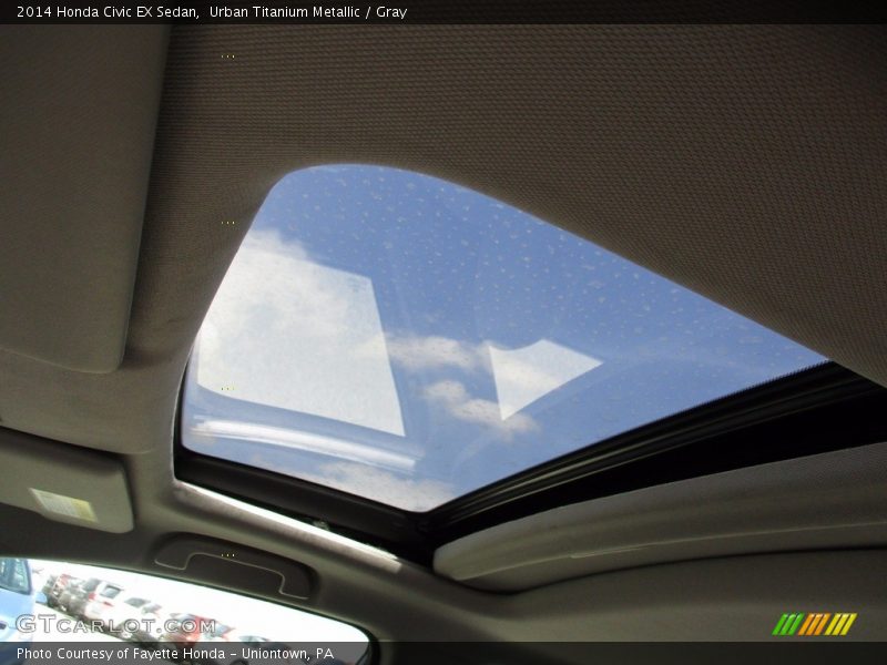 Urban Titanium Metallic / Gray 2014 Honda Civic EX Sedan