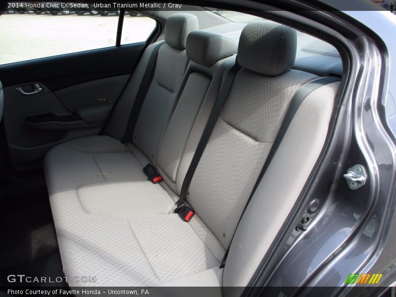 Urban Titanium Metallic / Gray 2014 Honda Civic EX Sedan