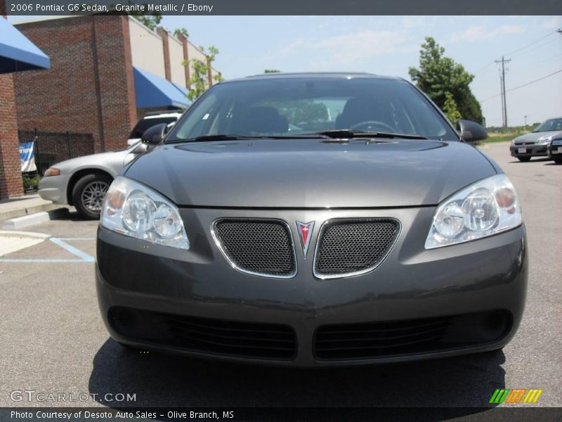 Granite Metallic / Ebony 2006 Pontiac G6 Sedan