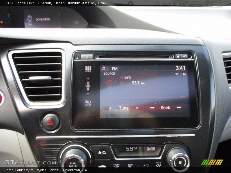 Urban Titanium Metallic / Gray 2014 Honda Civic EX Sedan