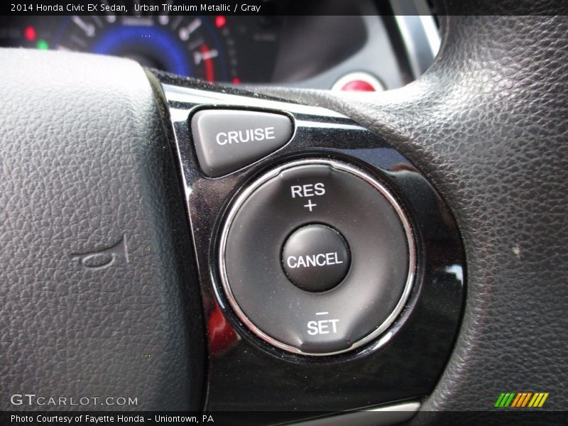Urban Titanium Metallic / Gray 2014 Honda Civic EX Sedan