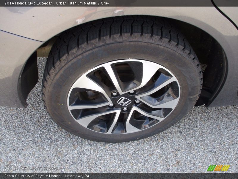 Urban Titanium Metallic / Gray 2014 Honda Civic EX Sedan